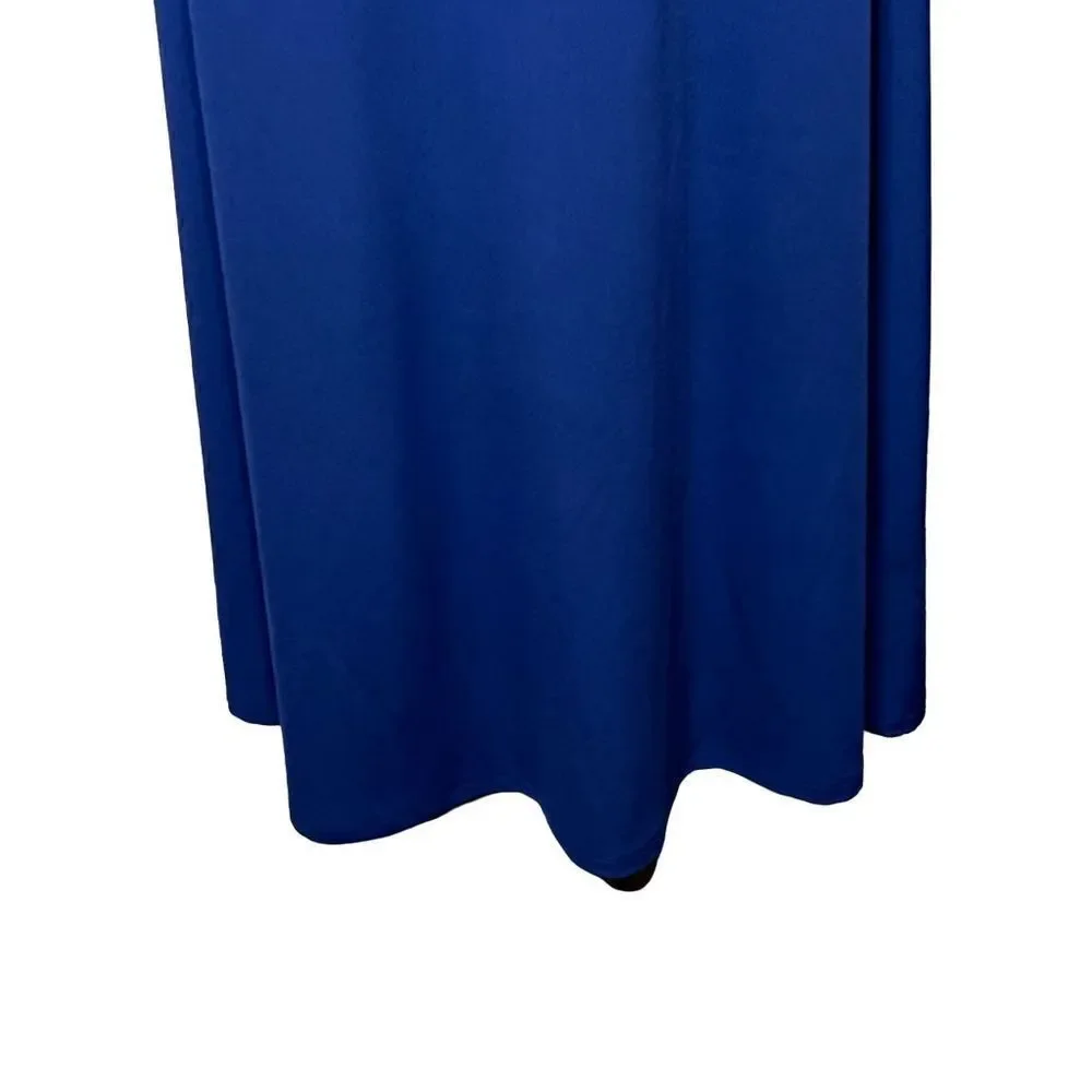 Coldwater Creek NWT blue and white striped sleeveless maxi dress size M